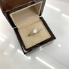 10k Gold Solitaire 2 Row Shank Ring