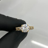 10k Gold European Shank Solitaire Engagement Ring