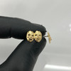 10k Gold Small Drama Masks Earrings