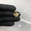 10k Gold Micro Medusa Pendant