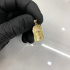 10k Gold Small Jesus Head Pendant