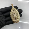 10k Gold XL Virgin Mary  Pendant