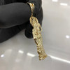 10k Gold Santa Muerte Reaper Pendant