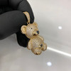 10k Gold Stuffed Teddy Bear Pendant