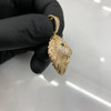 10k Gold Iced Lion Pendant