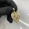 10k Gold Flying Dragon Pendant