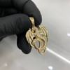 10k Gold Flying Dragon Pendant