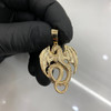 10k Gold Flying Dragon Pendant