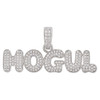 .925 Silver 3d Mogul Pendant