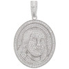 .925 Silver Benjamin Frankling Portrait Pendant