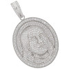 .925 Silver Benjamin Frankling Portrait Pendant