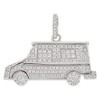 .925 Silver Ice Cream Truck Pendant