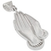 .925 Silver Micro Praying Hands Pendant