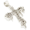 .925 Silver Dripping Cross Pendant