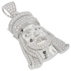 .925 Silver Crowned Jesus Pendant