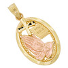 14k Gold Religious Pendant