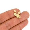 14k Gold Micro Flying Eagle Pendant