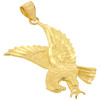 14k Gold Eagle Pendant