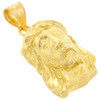 10k Gold 3D Jesus Piece Pendant