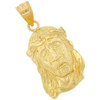 10k Gold 3D Jesus Piece Pendant