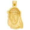 10k Gold 3D Jesus Piece Pendant