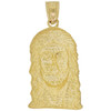 10k Gold Two Tone Jesus Piece Pendant