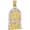 10k Gold Micro Jesus Piece Pendant