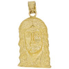 10k Gold Micro Jesus Piece Pendant