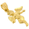 10k Gold Angel Cherub Pendant