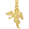 10k Gold Angel Cherub Pendant