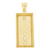 10K Gold Gold Bar Pendant