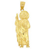 10k Gold Small San Judas Pendant