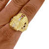 10k Gold King Tut Ring