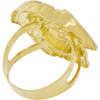 10k Gold Medusa Face Ring