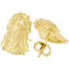 10k Gold Large Jesus Earrings