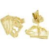 10k Gold Playing Cards Earrings