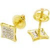 10k Gold Diamond Small Kite Earrings