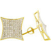 10k Gold Diamond Pave Kite Earrings