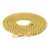 Hollow 10k Gold 4mm Franco Link Chain