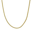 Hollow 10k Gold 3mm 22" Rope Link Chain