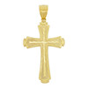 10k Gold Byzantine Cross Pendant