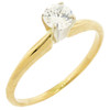 14k Gold Diamond  Solitaire Engagement Ring