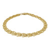 Solid 14k Gold Diamond Cut V Link Bracelet