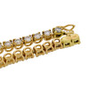 Solid 18k Gold Diamond Classic 1 Row Tennis Bracelet