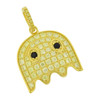 .925 Silver Lemonade Arcade Ghost Pendant