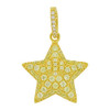 .925 Silver Yellow Star Pendant