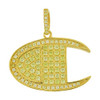 .925 Silver Yellow Champion Pendant