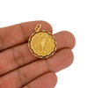 18k Gold Scorpio Zodiac Symbol Pendant