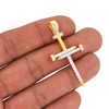 .925 Silver Solid Nail Cross Pendant