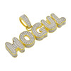 .925 Silver Bubble Text Mogul Pendant